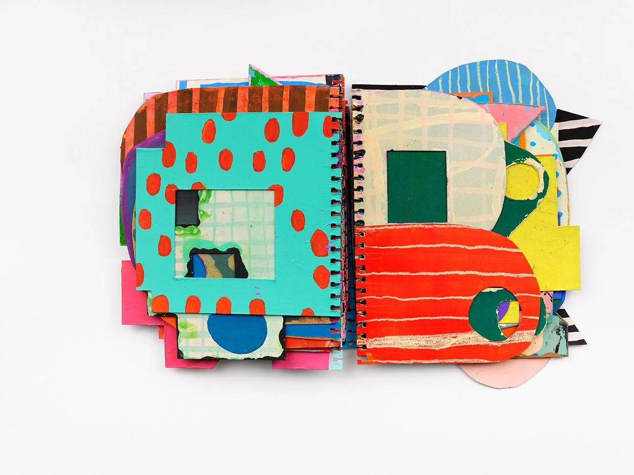 Maps for Getting Lost, 2024-26, acrylic, gouache, flashe, pencil on paper, 11 x 15 in. 180 pp. 