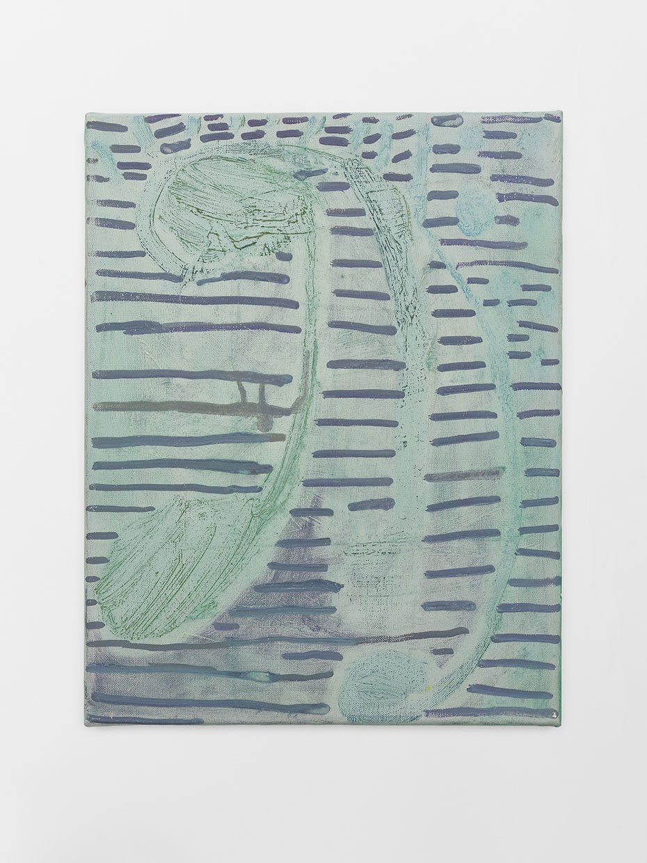 Stripes, 2026, oil on linen, 14 x 11 in.