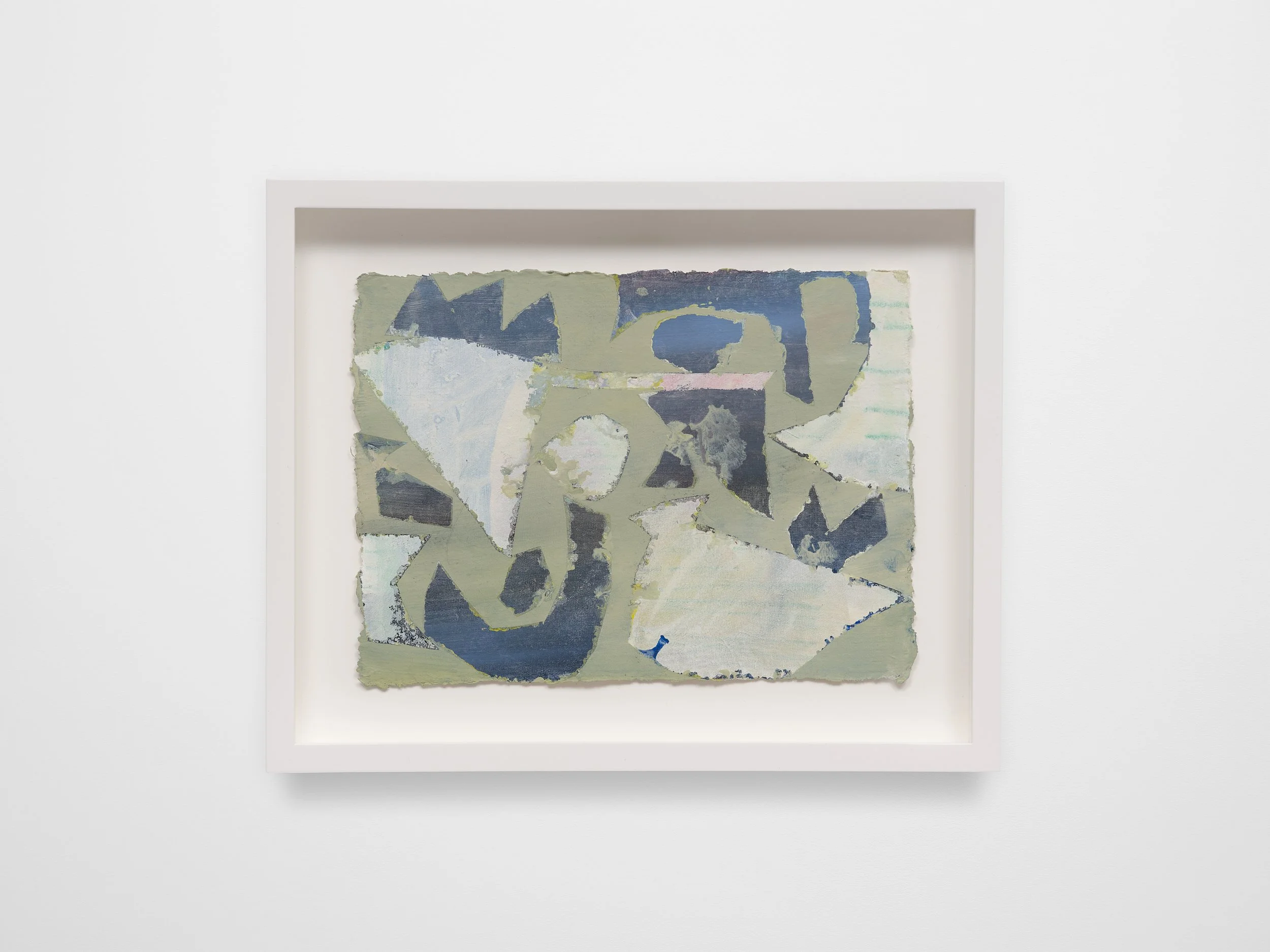 #28 Grey, 2024, acrylic, gouache, flashe, pencil on paper 7.5 x 10 in.