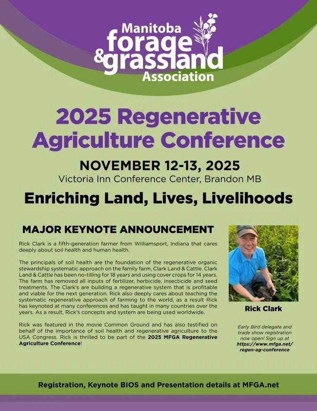 Register now for your spot at the MFGA Regen Ag Conference! www.mfga.net/regen-ag-conference