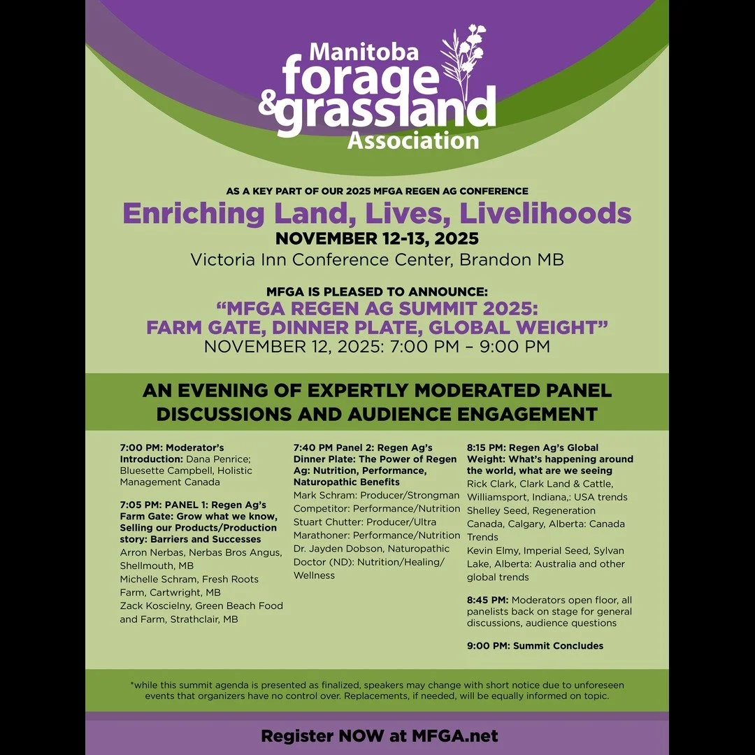 Don't miss out on the MFGA Conference! Register now at www.mfga.net/regen-ag-conference.