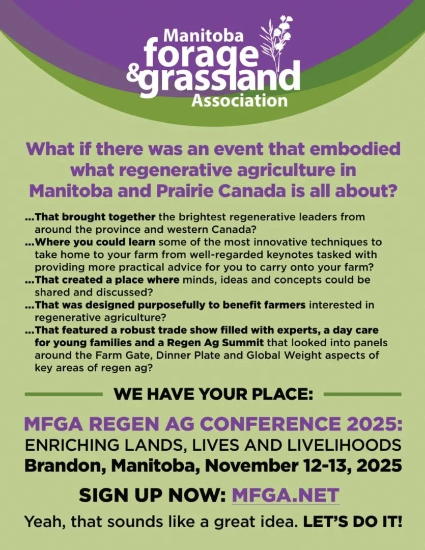 Claim Your Seat at MFGA Regen Ag. Conference. Register now: www.mfga.net