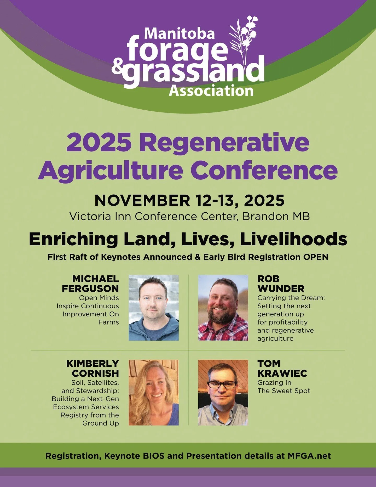 Over 200 people have already signed up! Don't miss out &ndash; secure your spot at the MFGA Regen Ag Conference today! www.mfga.net