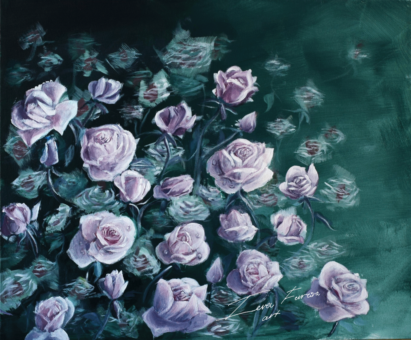 Morning Roses-50x60cm