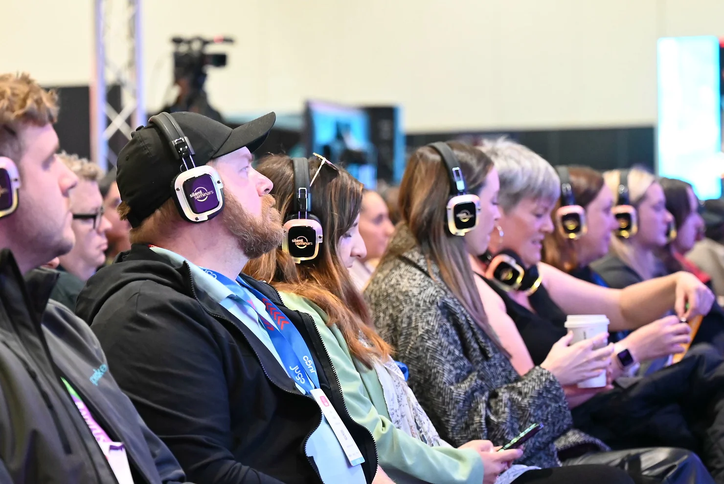 Silent Seminars: Enhancing Communication in Noisy Environments