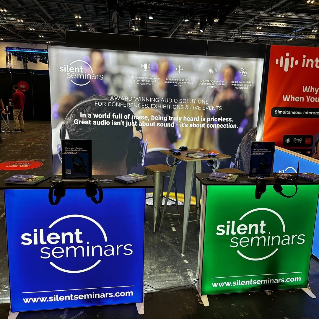Thank you SO MUCH to everyone who swung by our stand at @eventtechlive last week!

What a brilliant event that was! From showcasing our cutting-edge headsets to running our language game with Interprefy, and of course our Event Tech Award win, we lov
