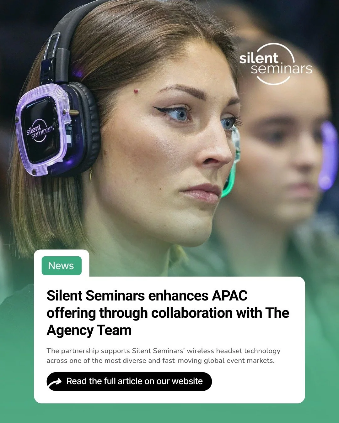 We are proud to share that Silent Seminars has expanded into the Asia Pacific region through a new partnership with @The Agency Team.

This collaboration brings our wireless headset technology to events across APAC, with local expertise, regional sup