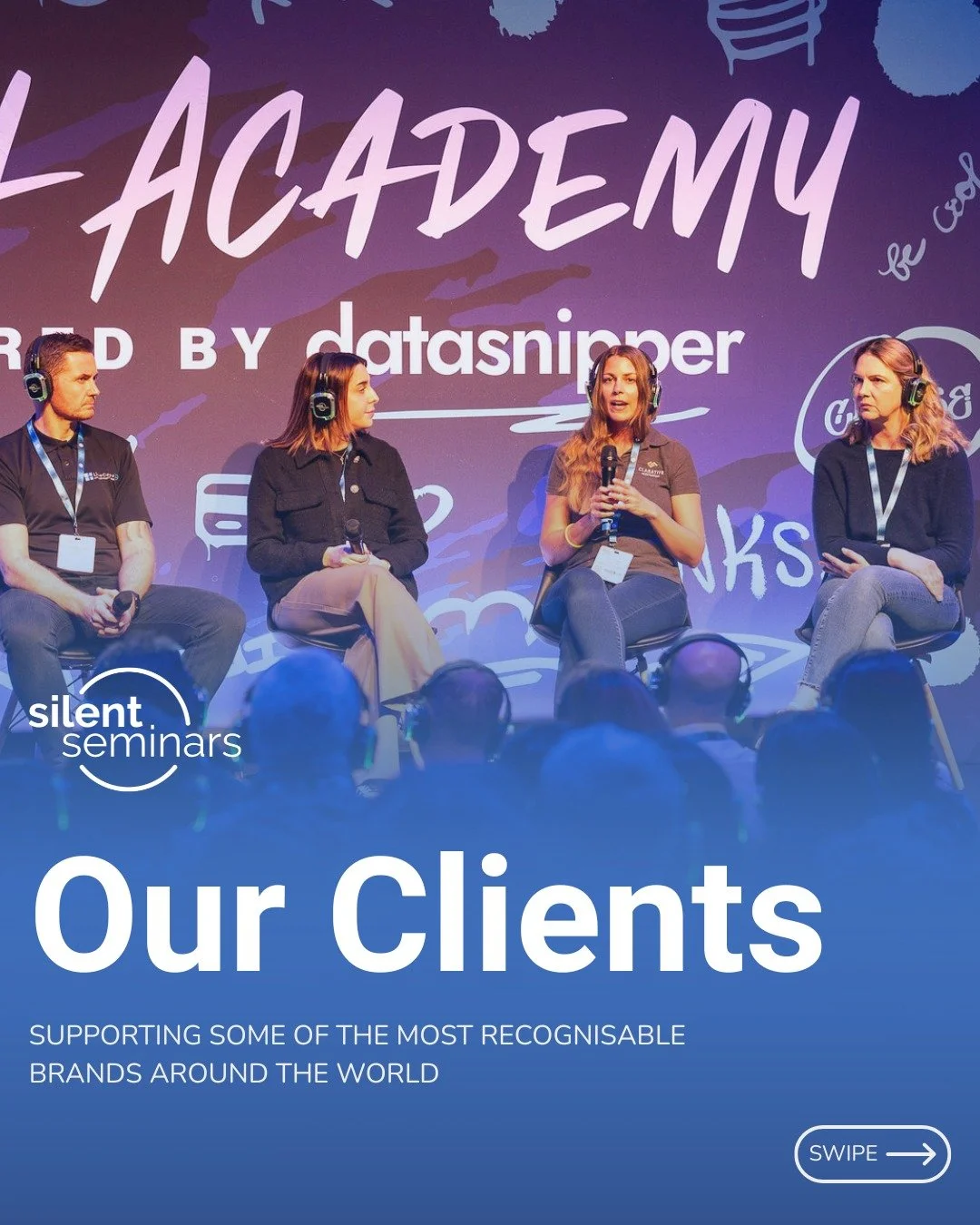 Trusted by Leading Brands ✅

From global exhibitions to high profile conferences and live events, we&rsquo;re relied upon to deliver clear, dependable audio in busy, complex environments where it truly counts.

Working closely with organisers who val