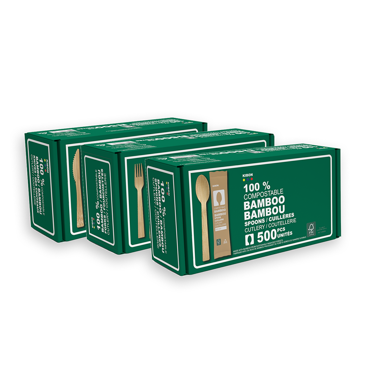 Compostable Bamboo Cutlery