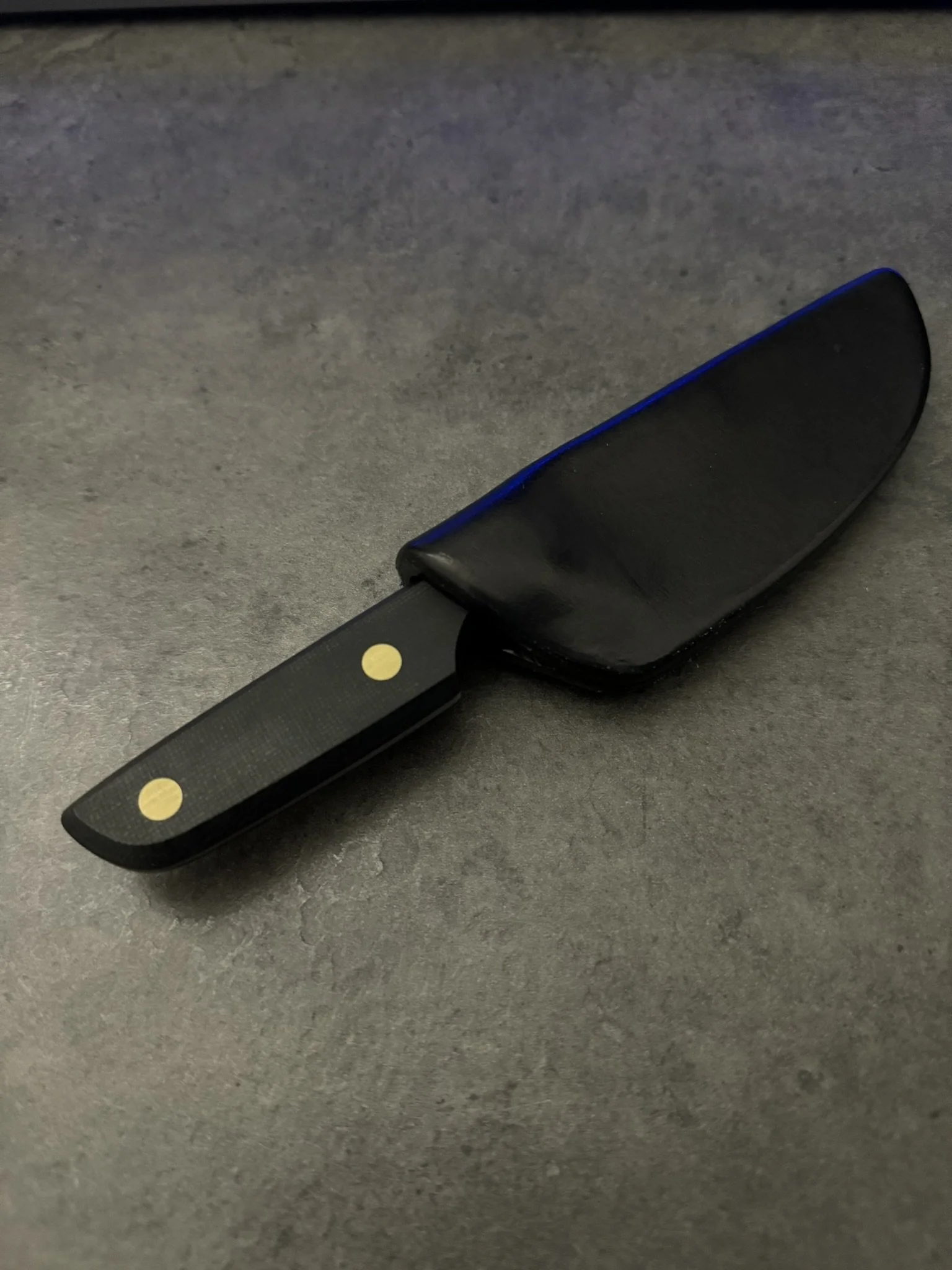 Leather Wrapped Kydex Sheath