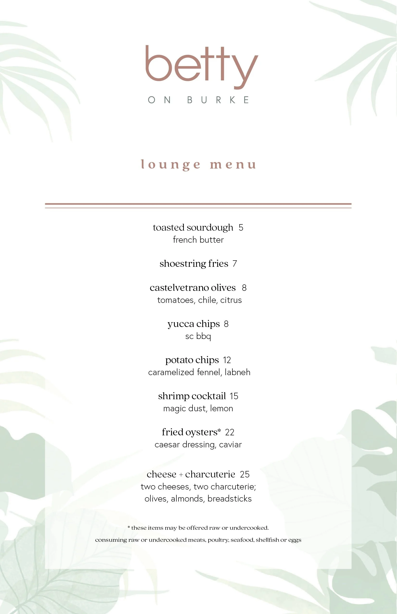 betty on burke | Visit Us Today - Experience Fine Dining