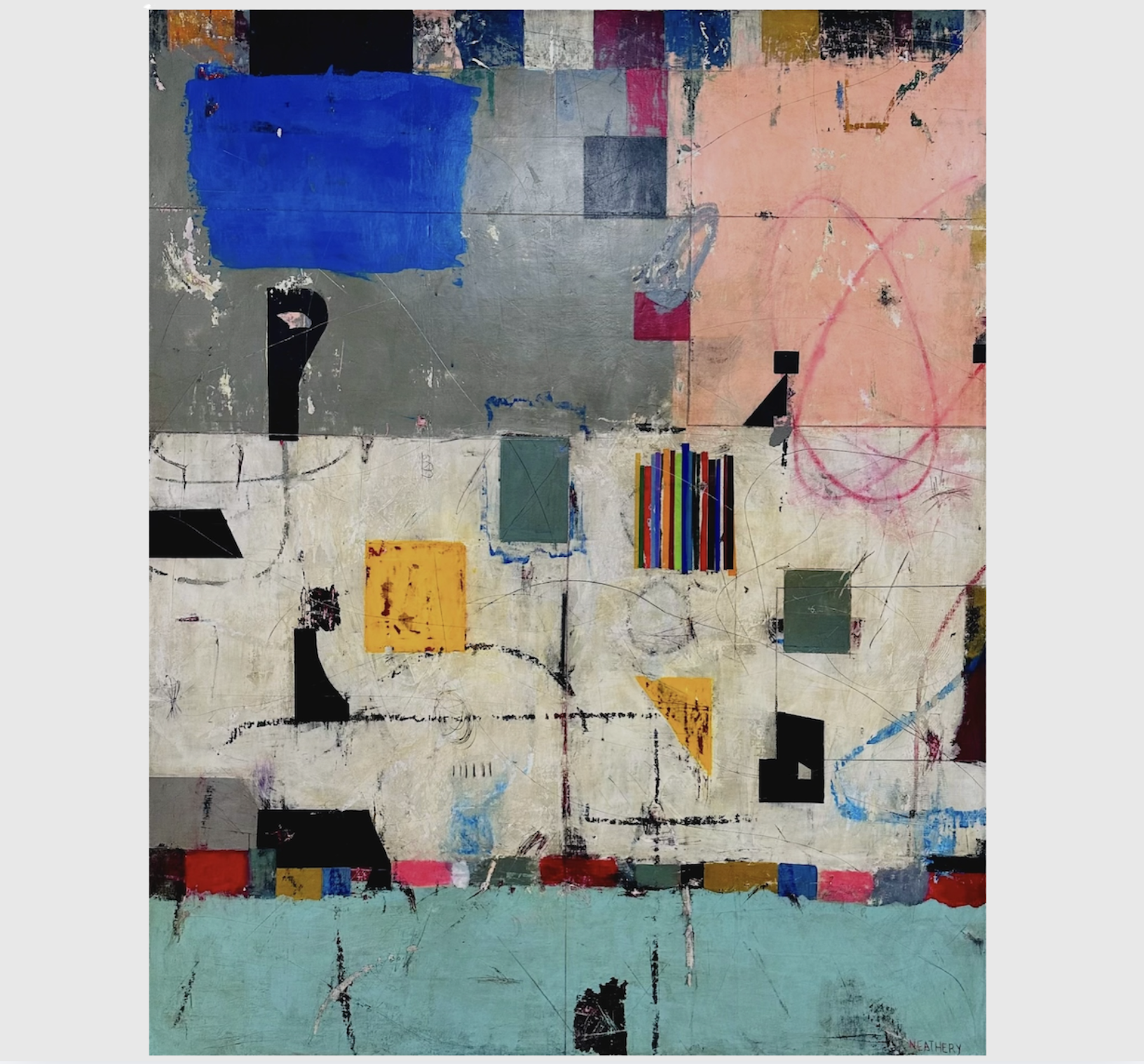 Ridin' Fences 60h x 48w x 1.5d / ●SOLD