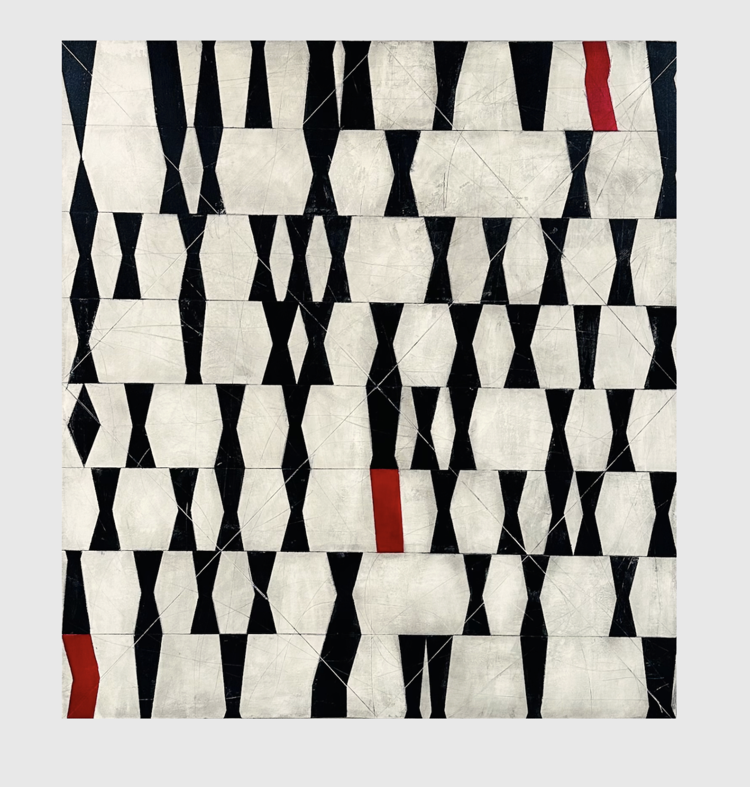Hourglass 48h x 44w x (Framed) / ●SOLD