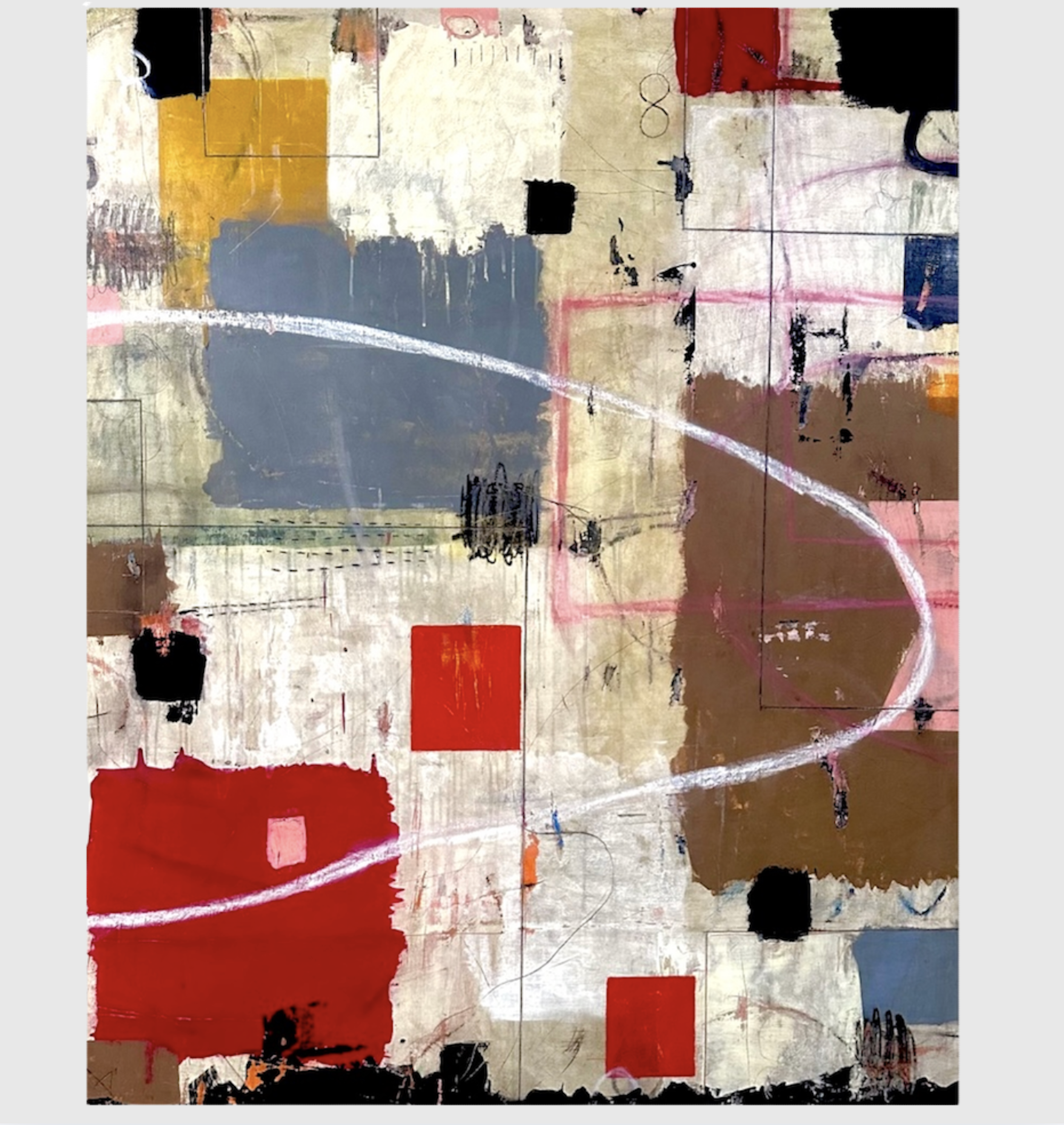 Brownstone 60h x 48w x 1.5d /  ●SOLD