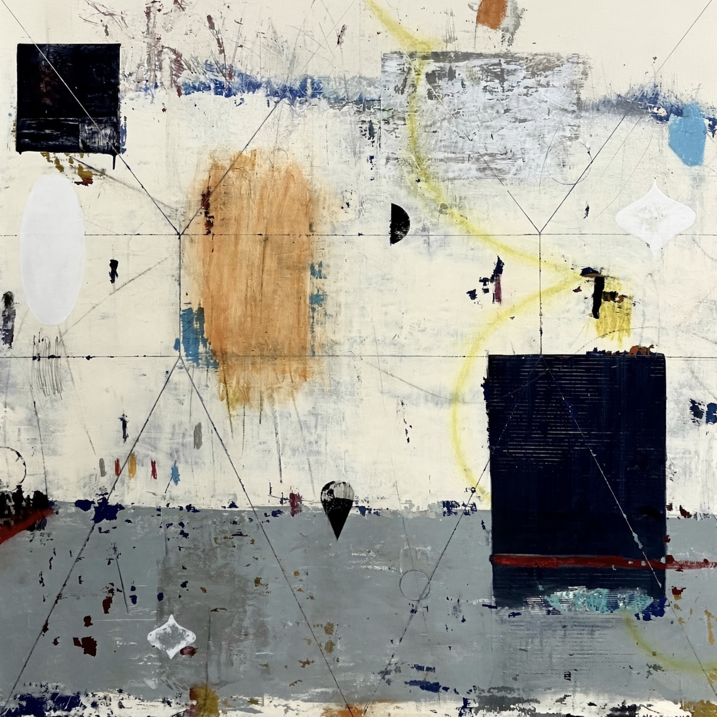 Veiled Echos 48h x 48w x 1.5d / ●SOLD