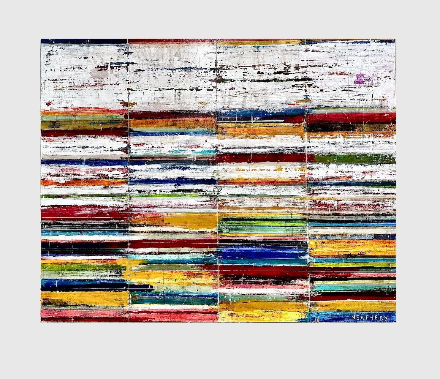 Rust and Resonance 48h x 60w x 1.5d / ●SOLD