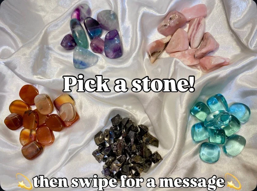 Pick a stone to see a personalized New Years message just for you! Feel free to keep these in mind as you navigate your new year!

Which stone did you pick? 👀
How do you feel about your message?
Let us know in the comments!!

#athensga #metaphysical