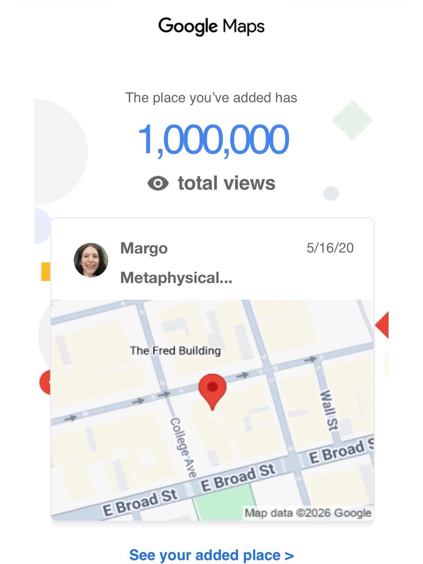 Since May 2020, we've hit over 1 million views on Google maps! We really have grown so much over the last few years and it's all thanks to you guys! Whether you've shopped with us or found us online, we appreciate your support nonetheless ☺️💜 
You g