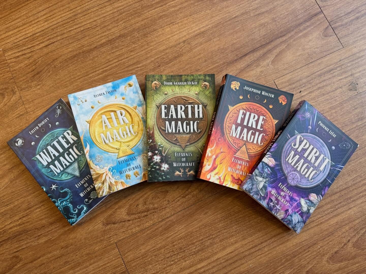 Rainy days 🌧️ are the coziest days 😴 
And what better way to spend a cozy rainy day than with a good book? 📚 Master the elements with the Elements of Witchcraft series where each element is taught by a different seasoned practitioner ✨

P.S. if yo