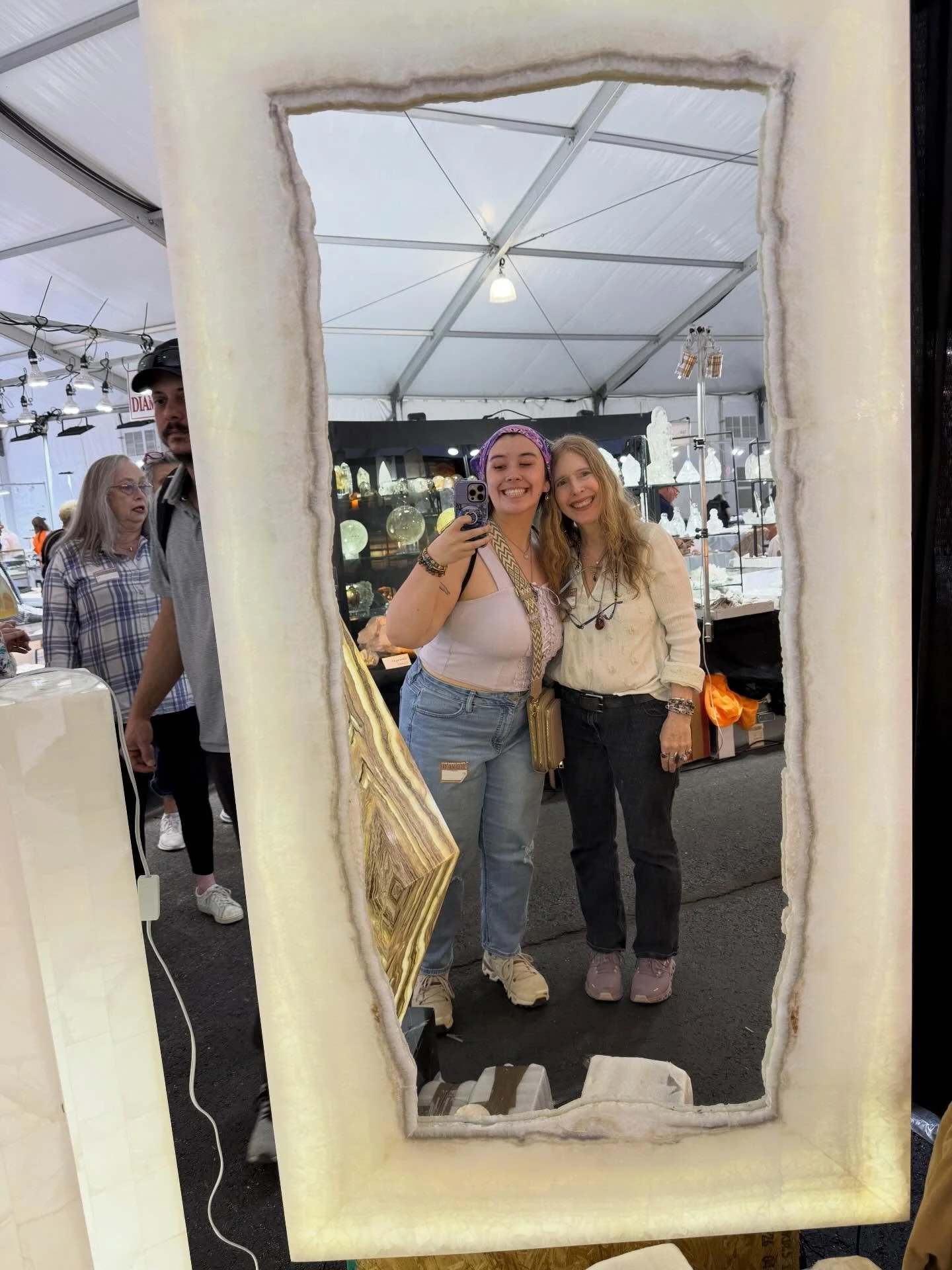 Gem Show ✅ complete!! We found so many awesome new goodies for you guys and we're so excited to start putting them out! ✨

Stop in these next few weeks to get first pick at the best of the best 😉 💜

#gemshow #crystals #smallbusiness #athensga #meta