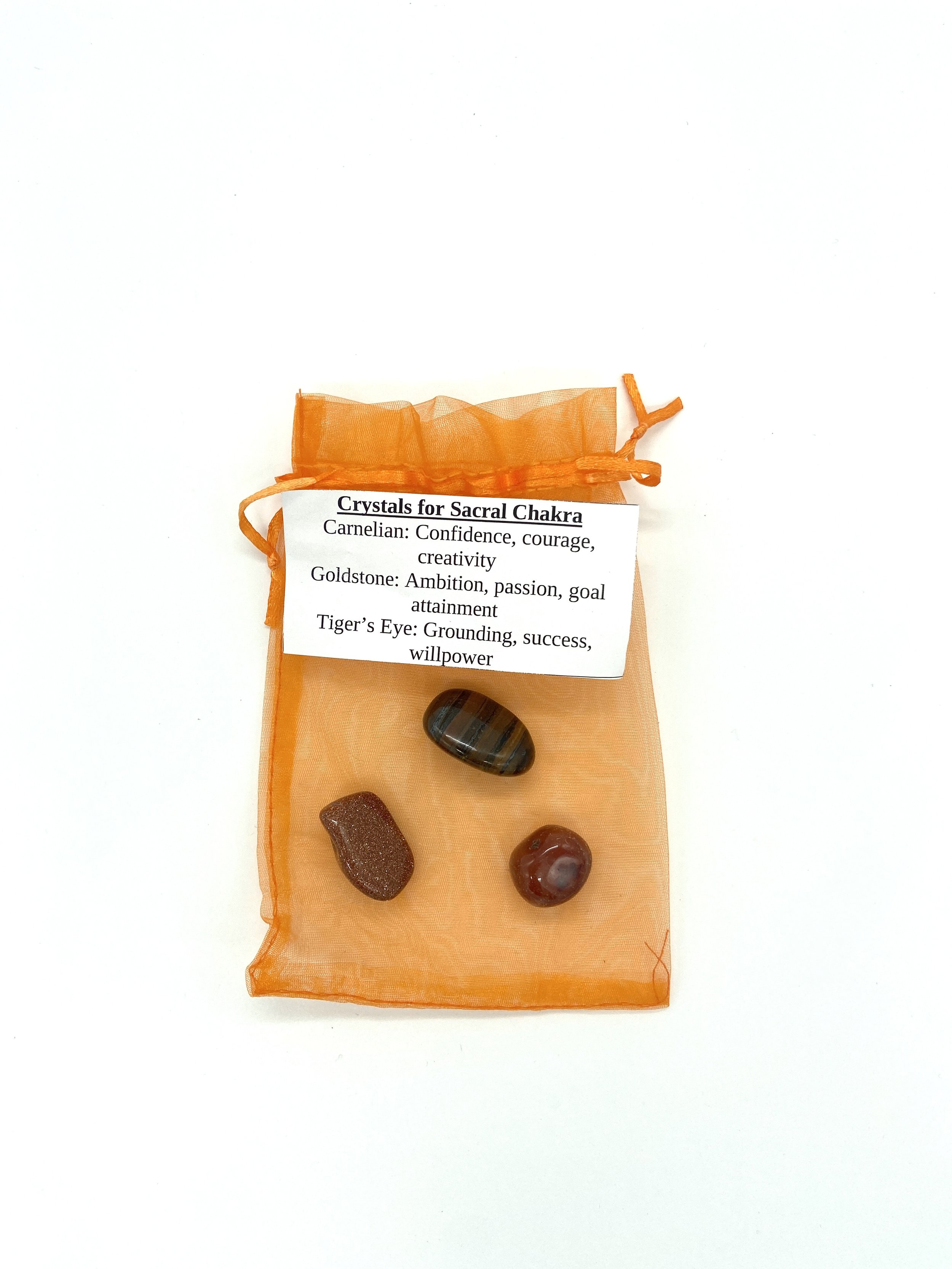Sacral Chakra Crystal Kit