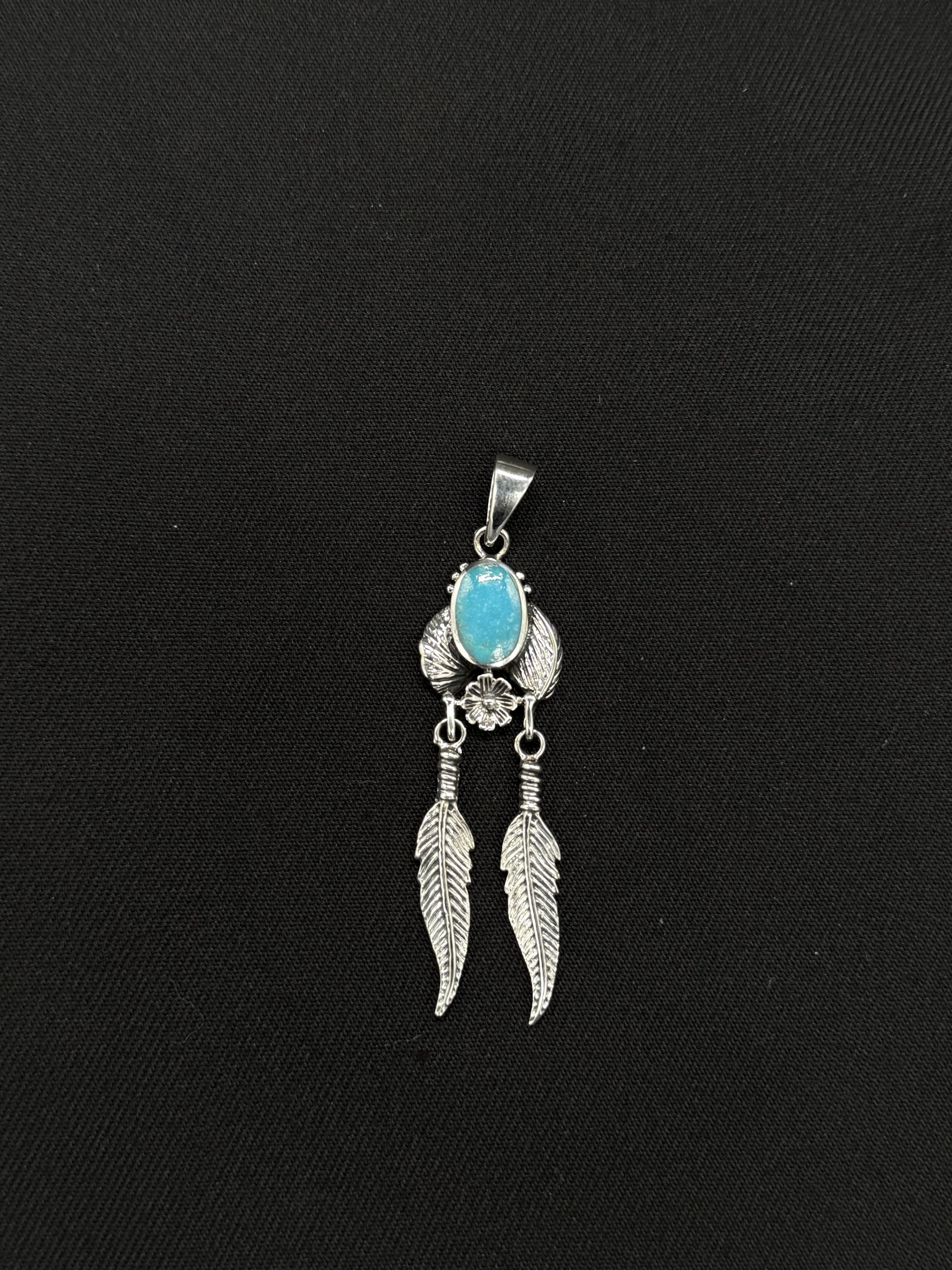 turquoise feather pendant 4.JPG