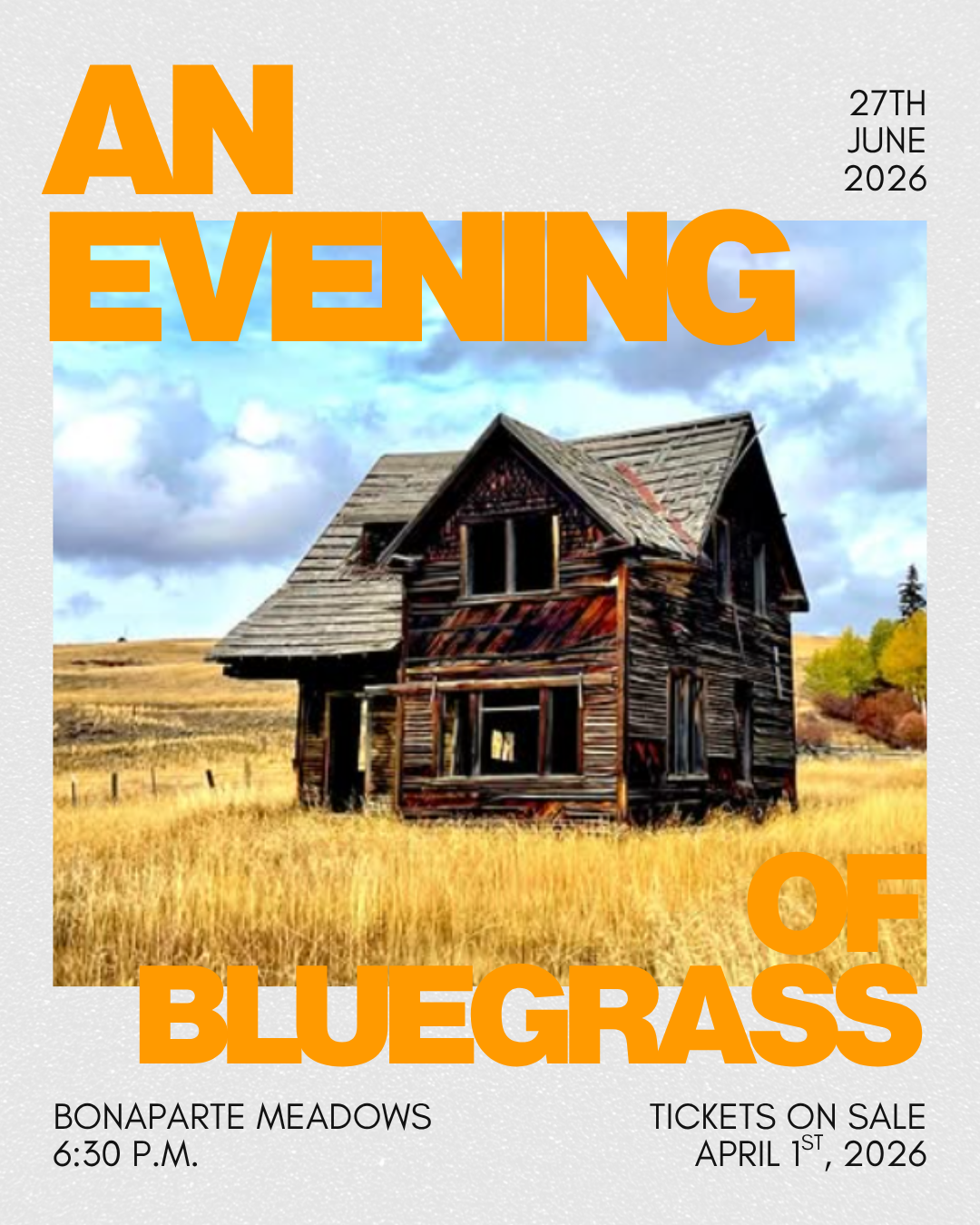 An Evening of Community & Bluegrass