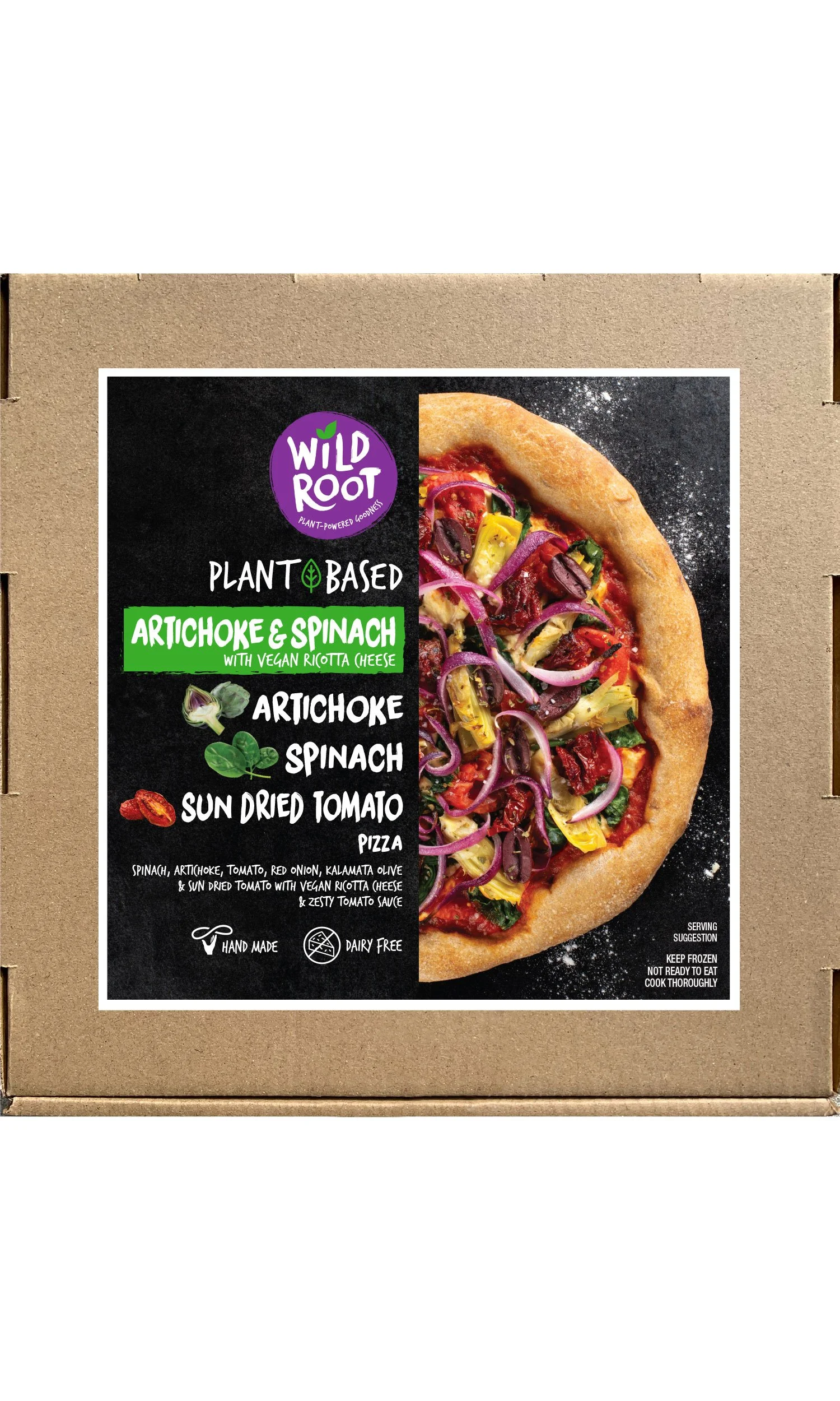 Artichoke & spinach pizza - 12"