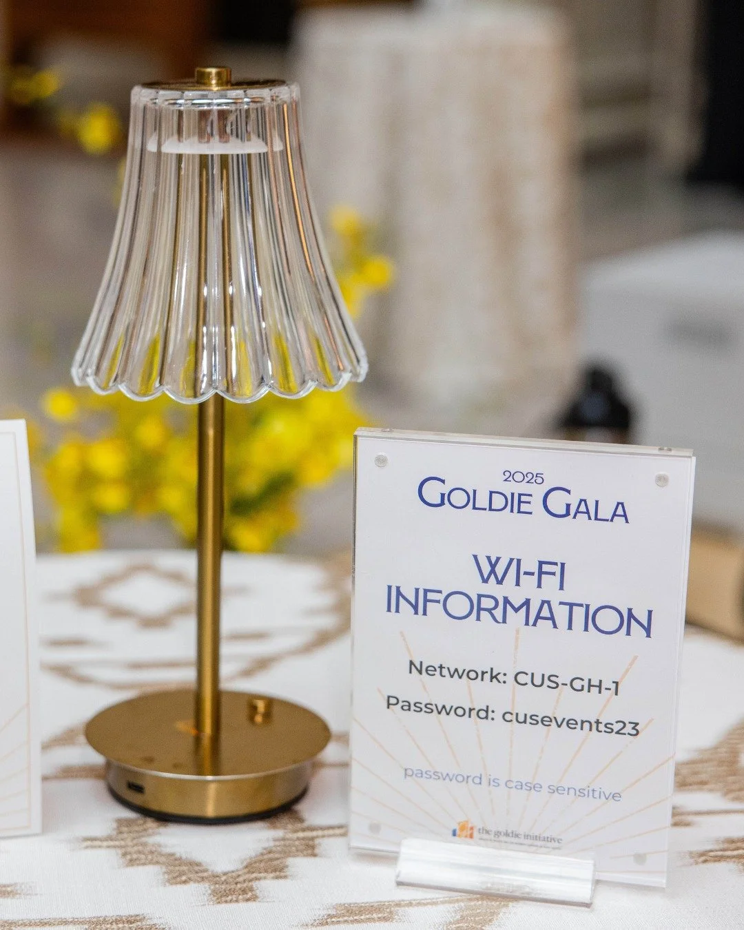 The Goldie Initiative hosts an annual gala celebrating women in the real estate industry. Their event partner, Clover Events, brought me on to take the lead on design with an accelerated one-month timeline &mdash; a project that typically spans more 