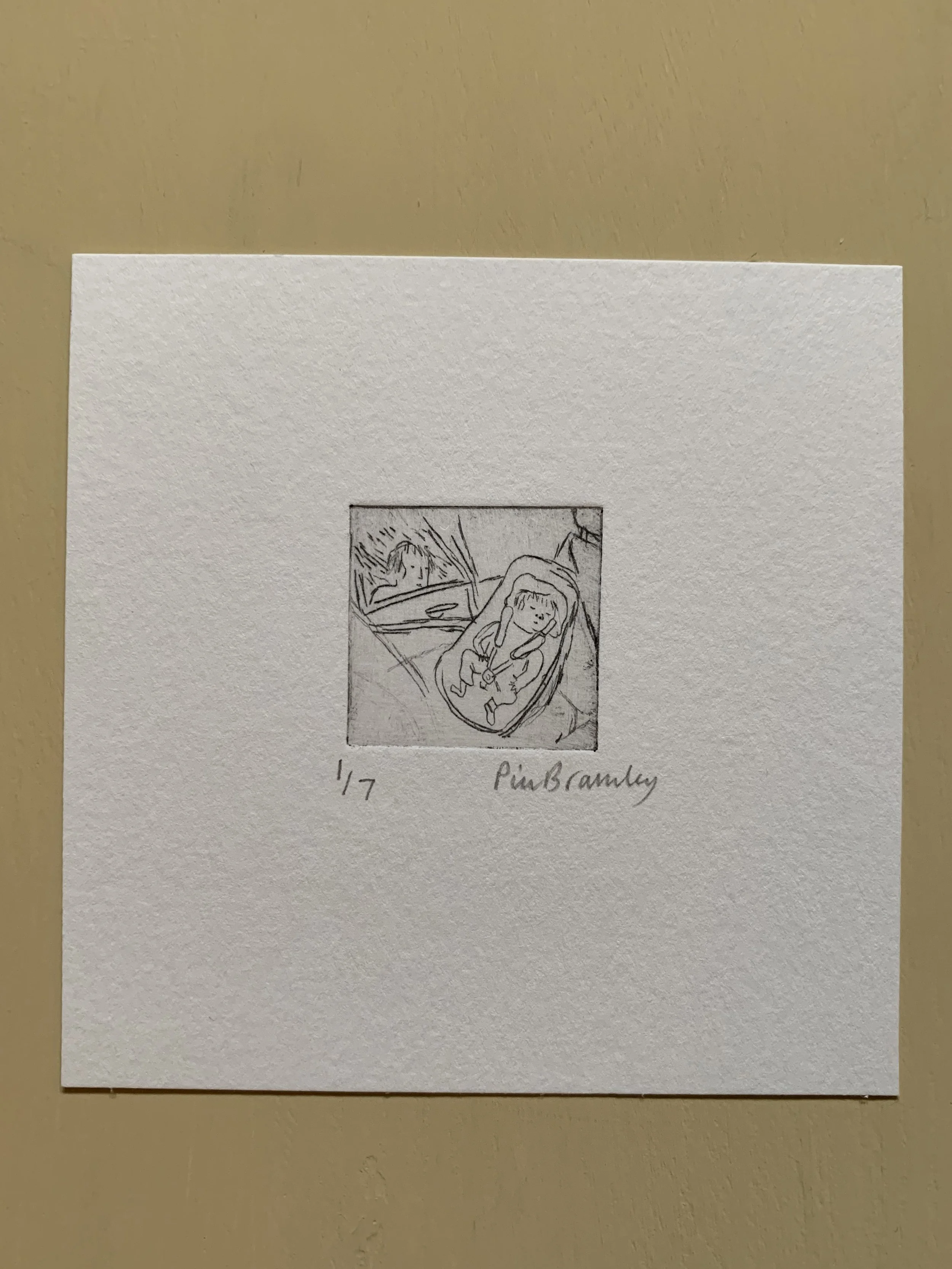 'Sleeping in the car' by Pia Bramley