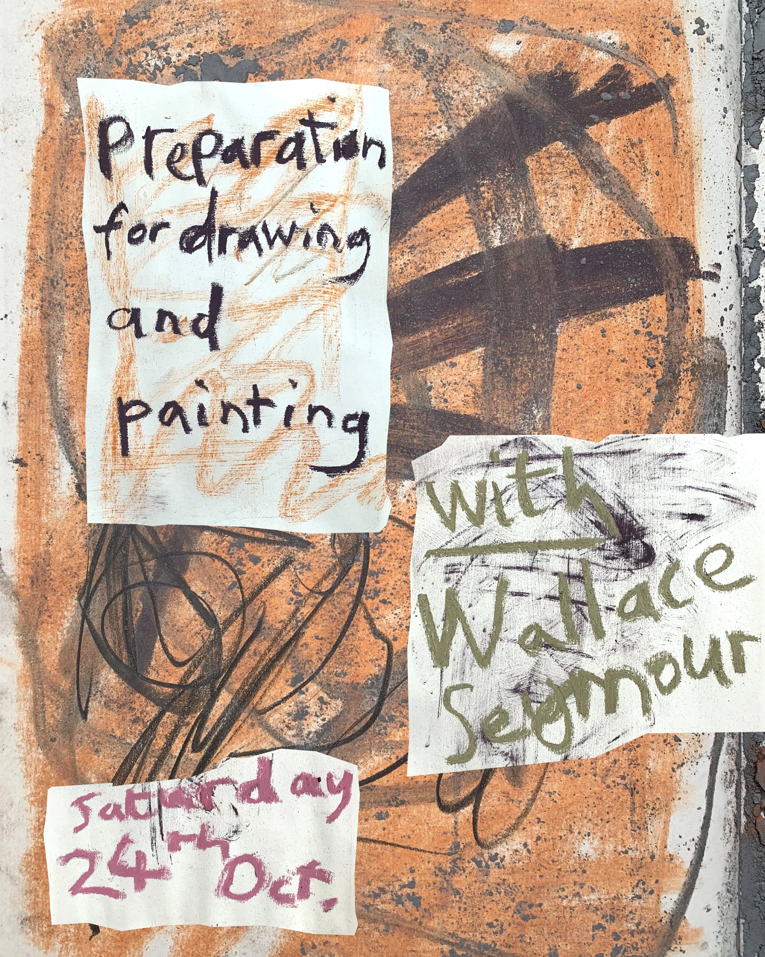 Preparation for Drawing and Painting:  A workshop with Wallace Seymour
