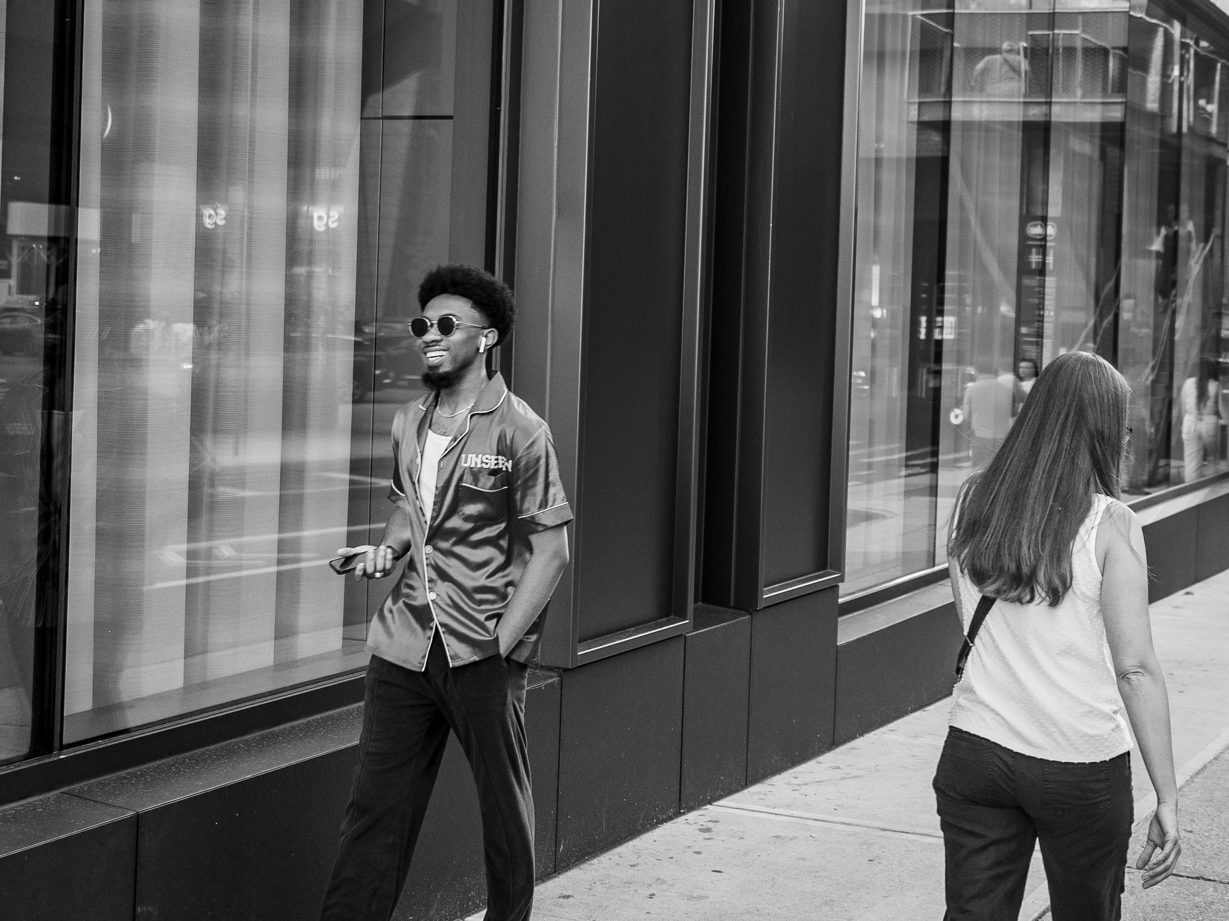 Passing on the streets of NYC