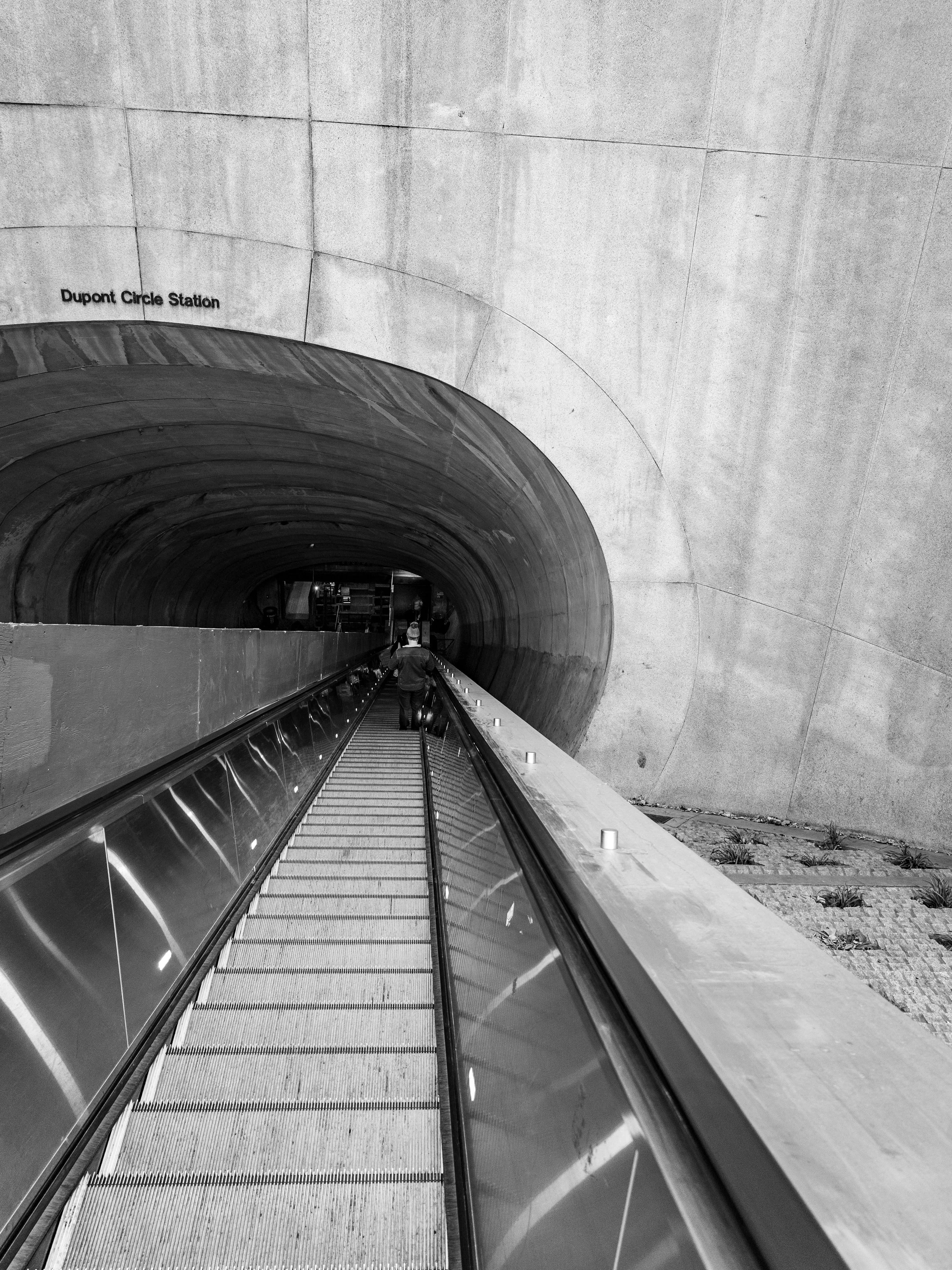 Washington, DC (heading into the Metro)