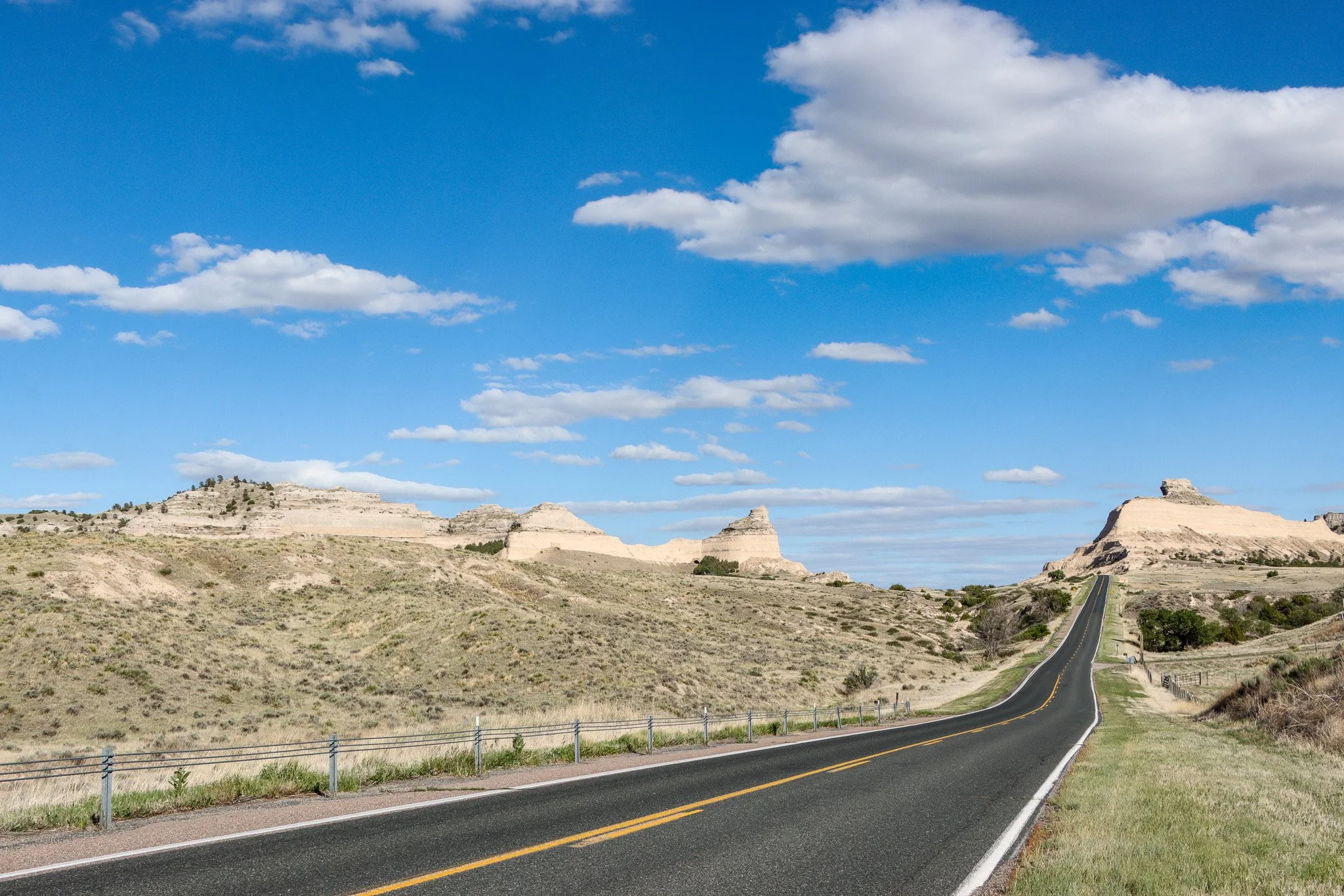 The west side of Scotts Bluff National Monument