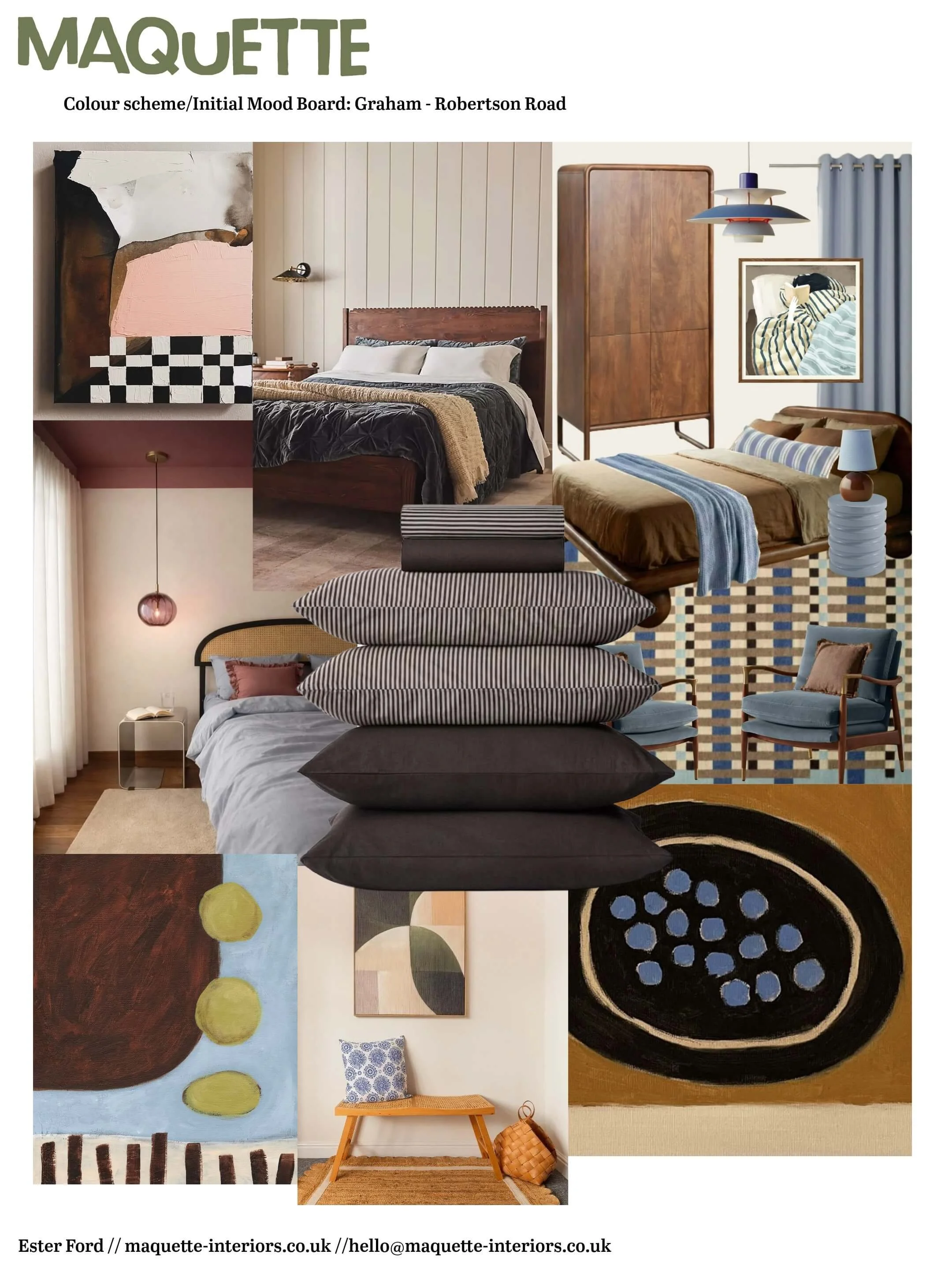 e-design services from maquette interiors