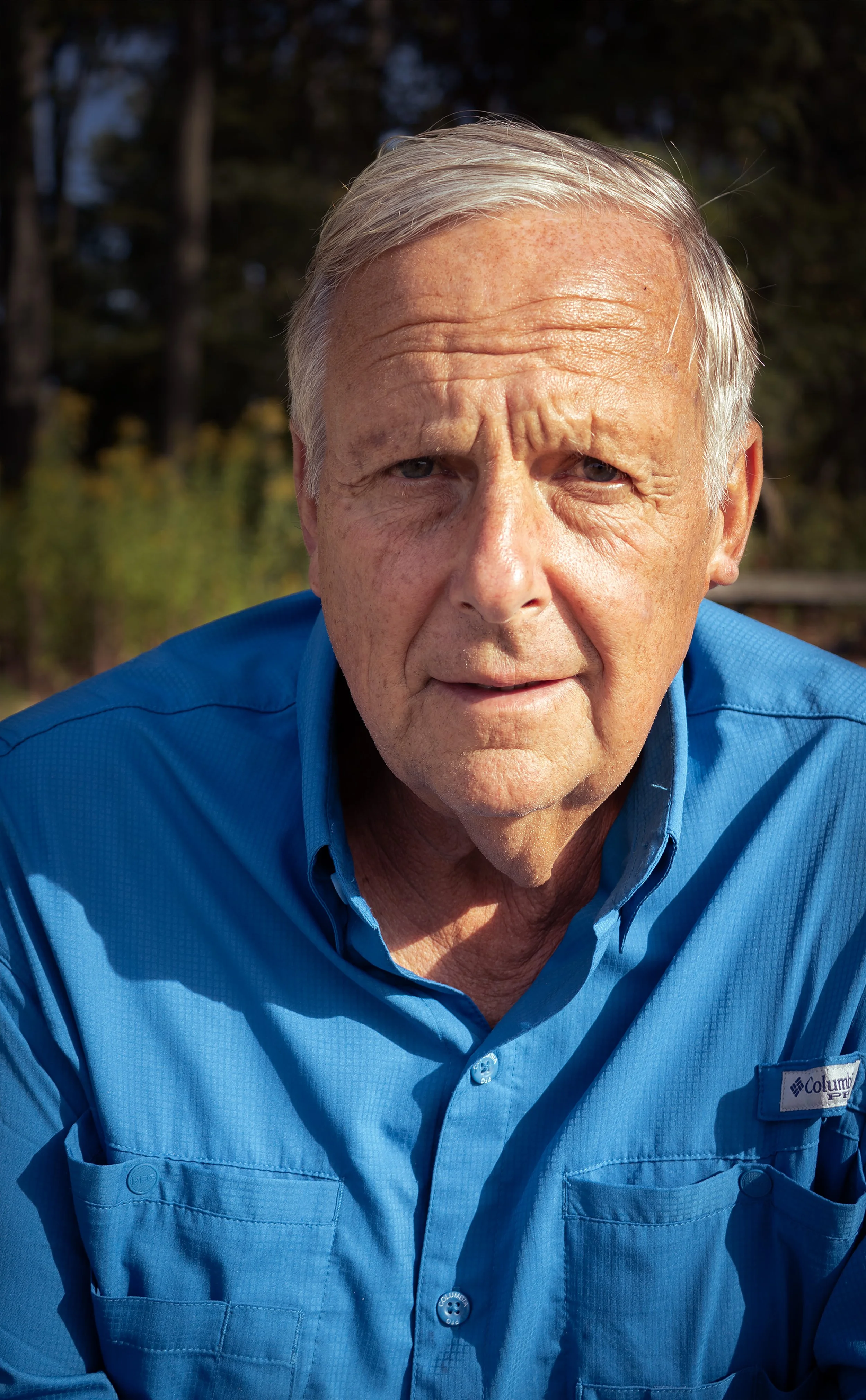 “Retired Beachgoer “
This gentleman was at the beach with his wife, collecting beach rocks for their garden. He told me about his three children who graduated from California and Clarion, and he and his wife were happy to give me their opinions on th