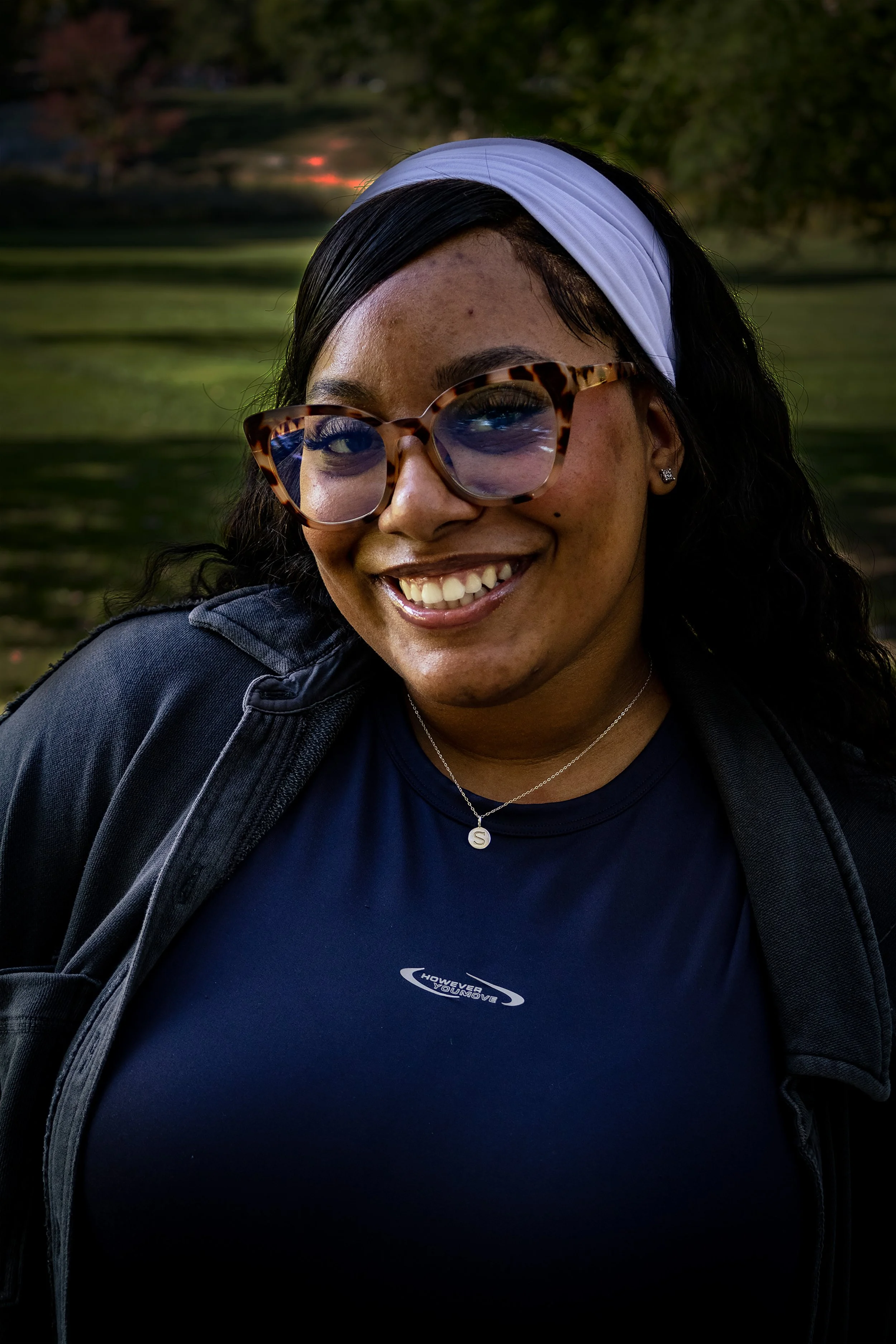 “Sam Baker”
Sam was walking through Frontier Park and was more than happy to get her photograph taken. She was especially willing to get her photograph taken when she learned I go to Edinboro and told me that she has friends who go to Edinboro and st