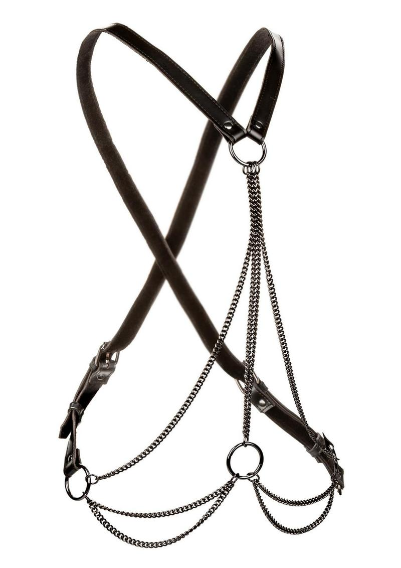 Euphoria Collection Multi Chain Harness - Plus Size - Black 2.png