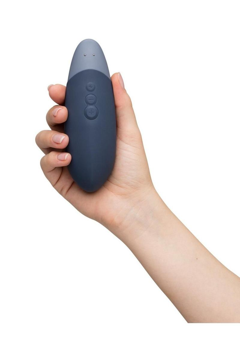Womanizer Vibe Rechargeable Silicone Clitoral Vibrator - Dark Blue 2.png
