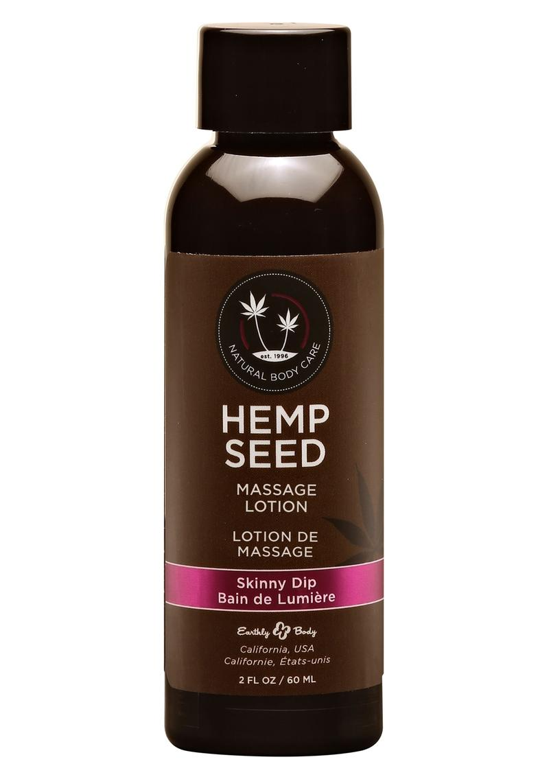 Earthly Body Hemp Seed Massage Lotion Skinny Dip 2oz.png