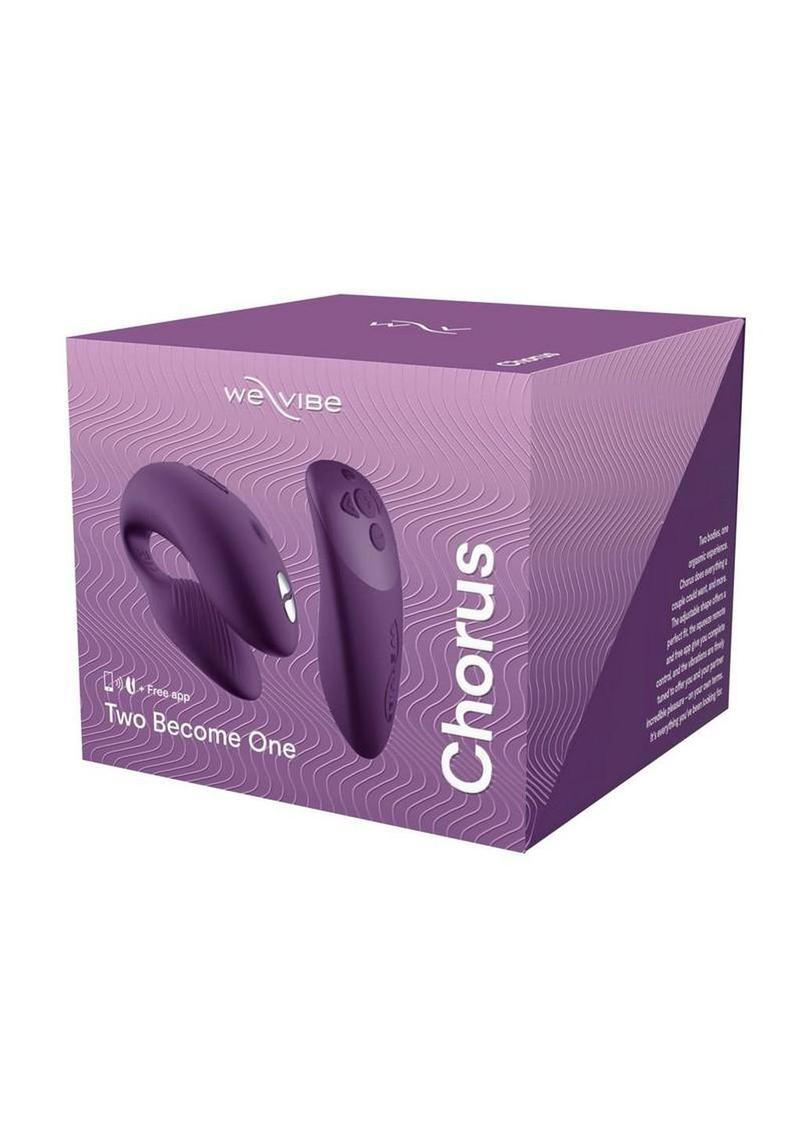 We-Vibe Chorus Rechargeable Couples Vibrator with Squeeze Remote Control - Purple 1.png