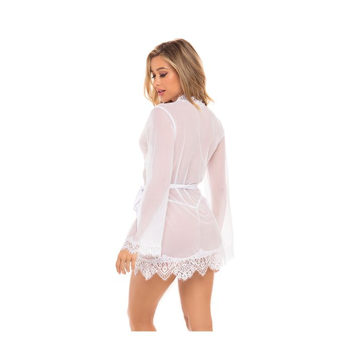 Provence Short Robe - White 2.png