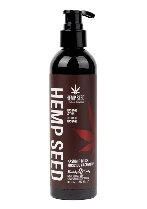 Earthly Body Hemp Seed Massage Lotion Kashmir musk 8 oz.png