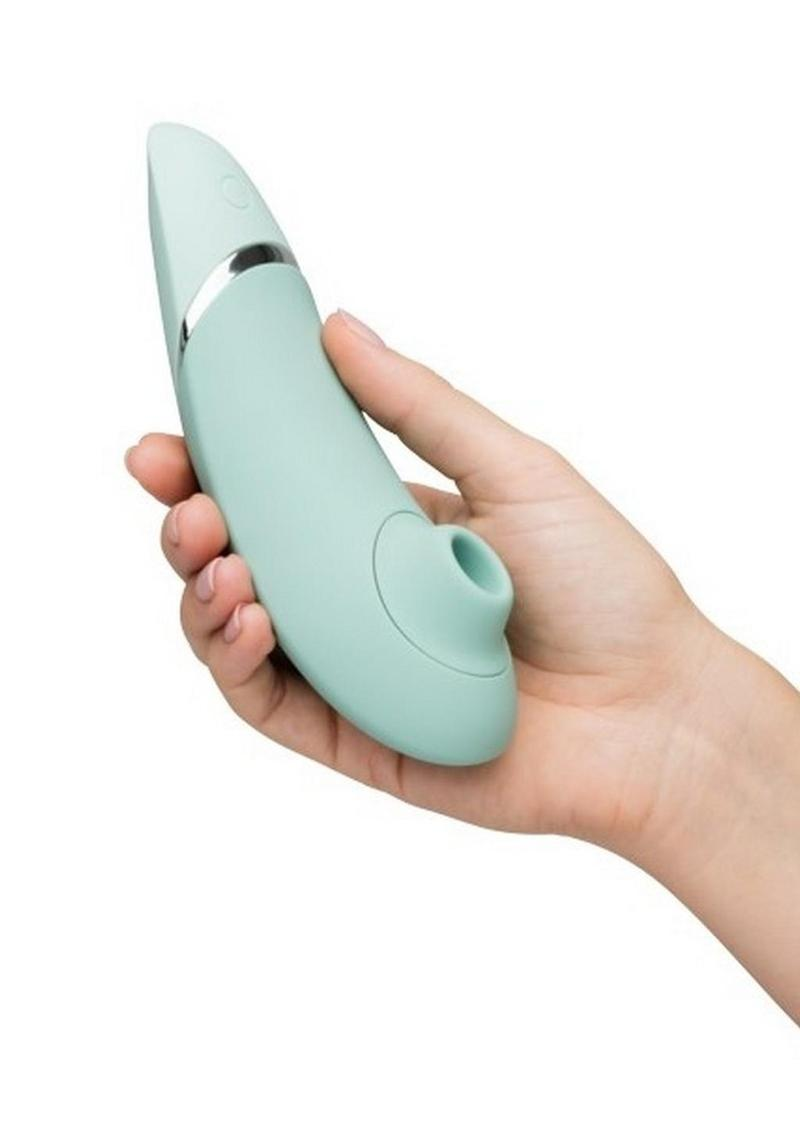 Womanizer Next Rechargeable Silicone Clitoral Stimulator sage 3.png