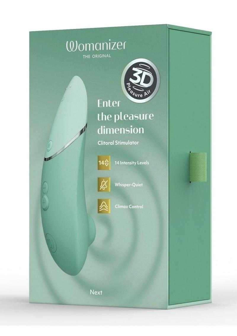Womanizer Next Rechargeable Silicone Clitoral Stimulator sage 4.png
