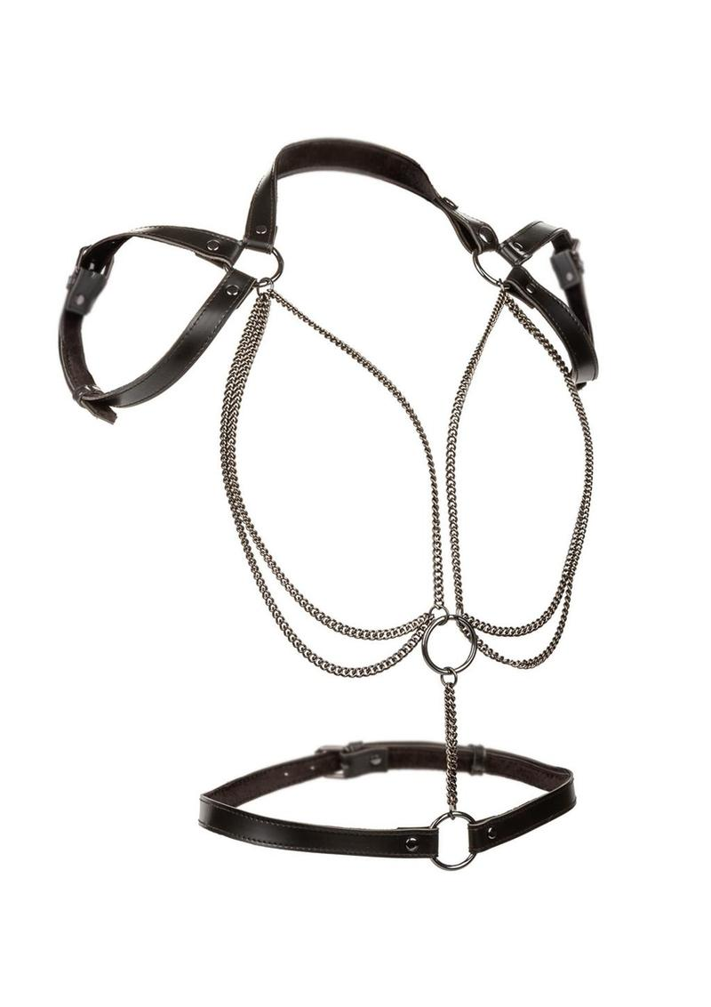 Euphoria Collection Multi Chain Halter - Plus Size - Black 2.png