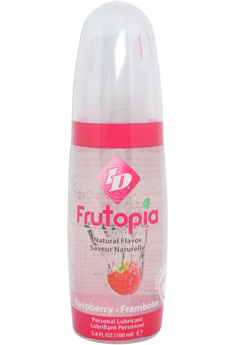 ID Frutopia Water Based Flavored Lubricant Raspberry 3.4oz.png