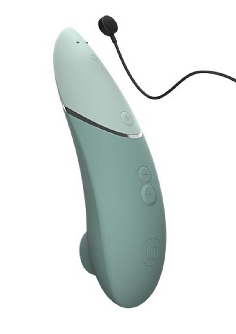 Womanizer Next Rechargeable Silicone Clitoral Stimulator sage 2.png