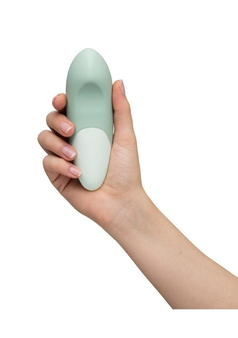 Womanizer Vibe Rechargeable Silicone Clitoral Vibrator - Sage 2.png