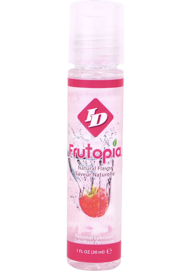 ID Frutopia Water Based Flavored Lubricant Raspberry 1oz.png